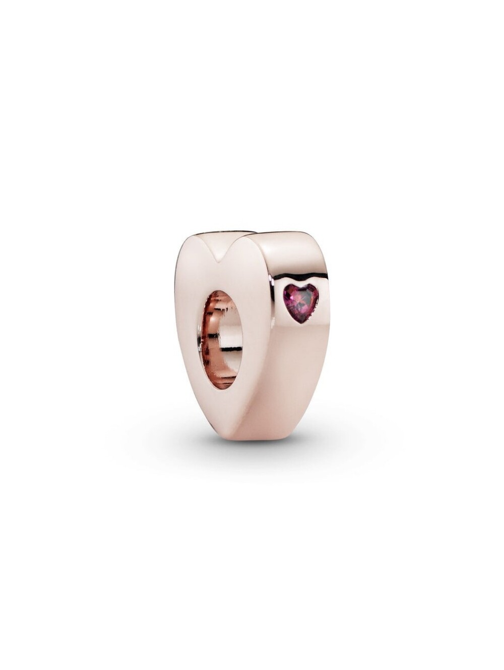 PANDORA Rose Red Heart You & Me Spacer Charm Set Of 2